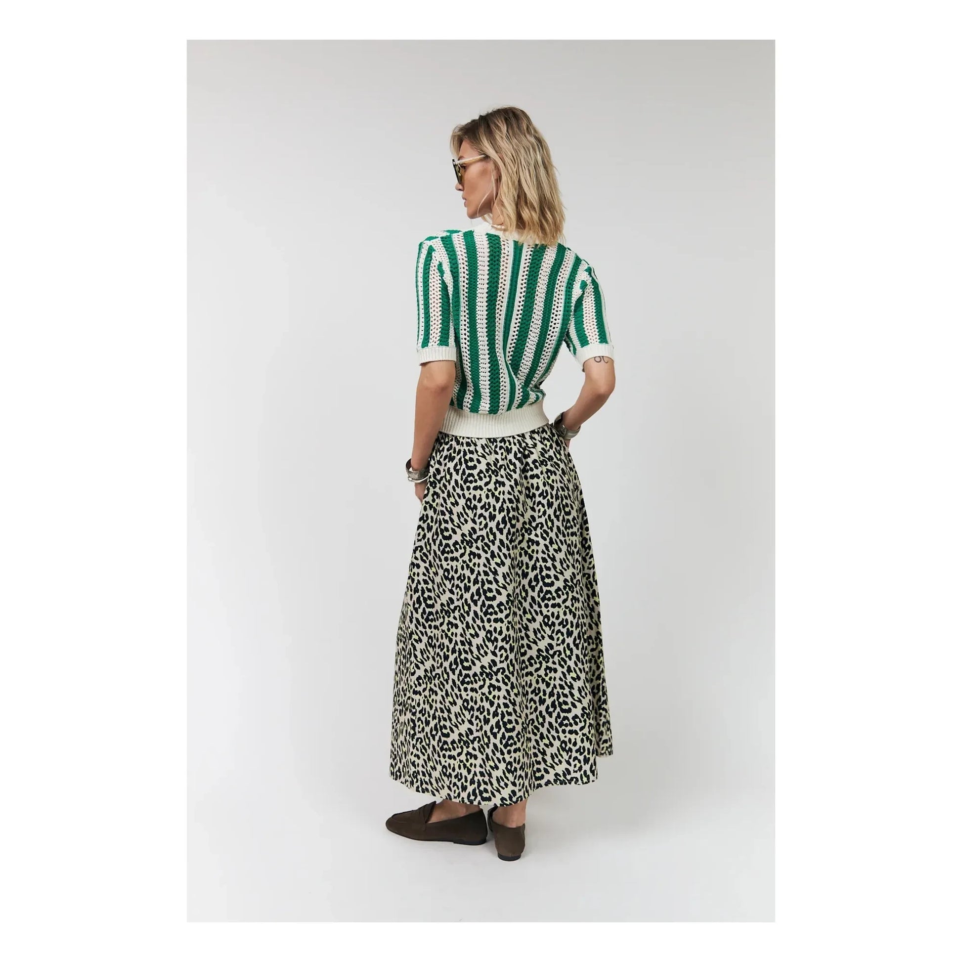 Lollys Laundry - Isla Cotton skirt | Beige