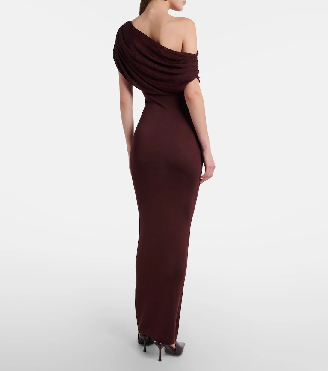 Self-Portrait - Draped ruched gown