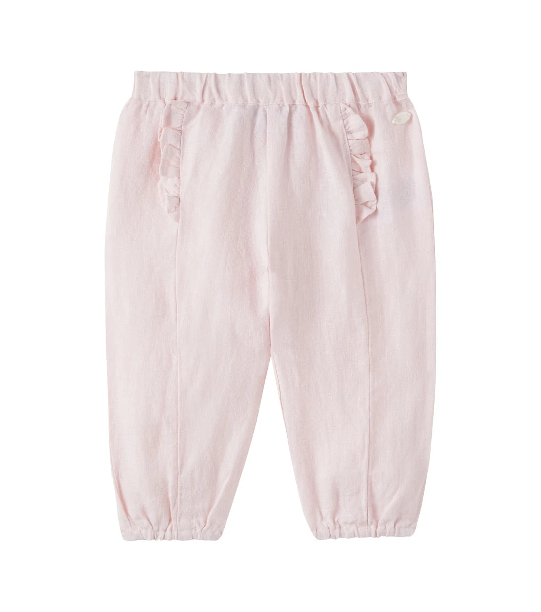 Tartine et Chocolat - Baby ruffled linen pants