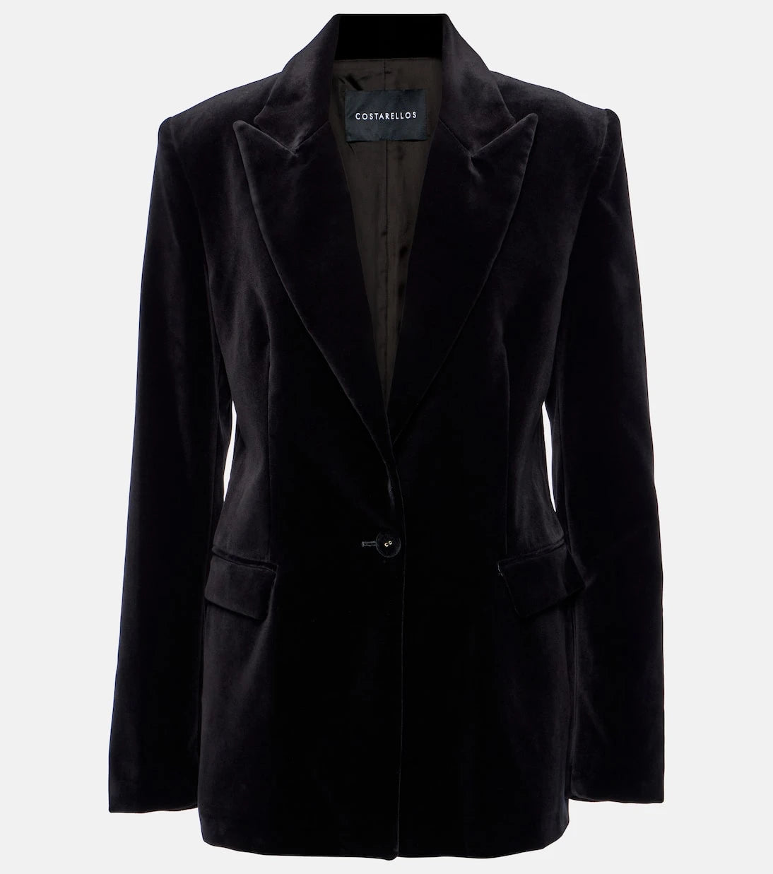 Costarellos - Azura cotton velvet blazer