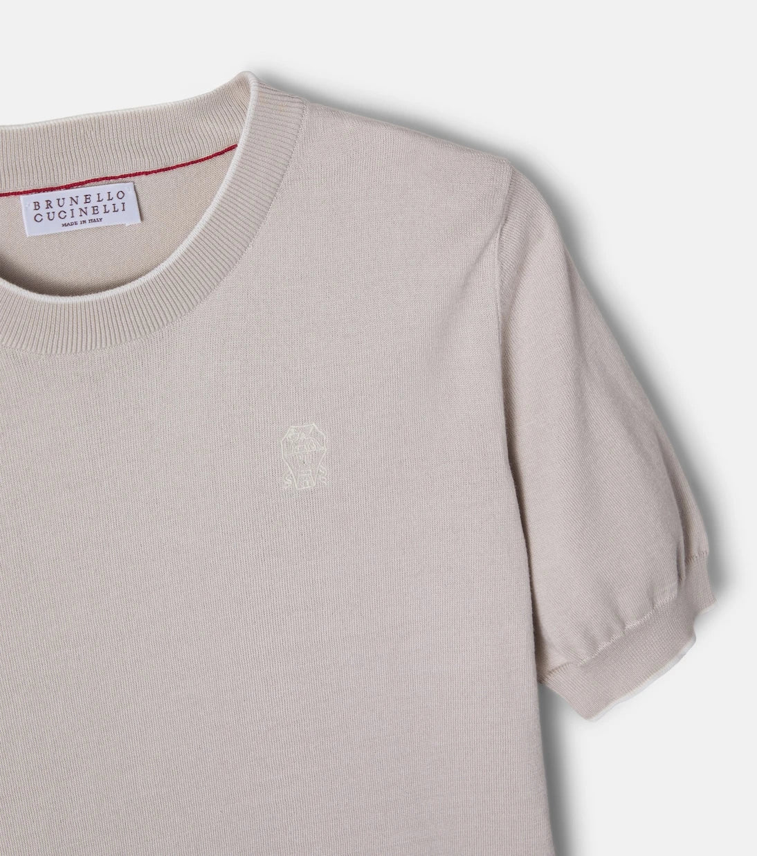 Brunello Cucinelli Kids - توب قطني بشعار العلامة
