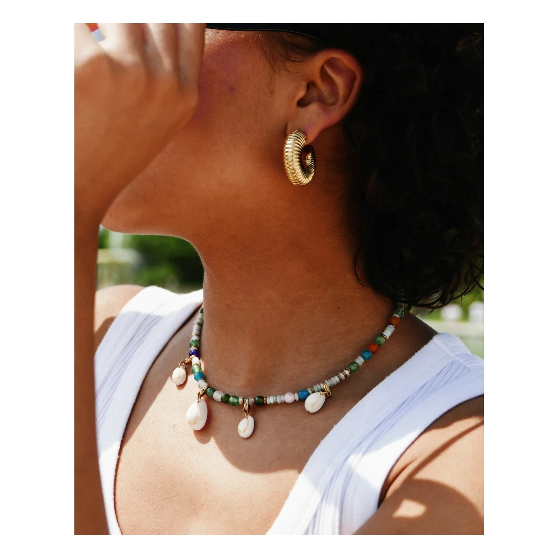 Palas - Manarola necklace | Blue