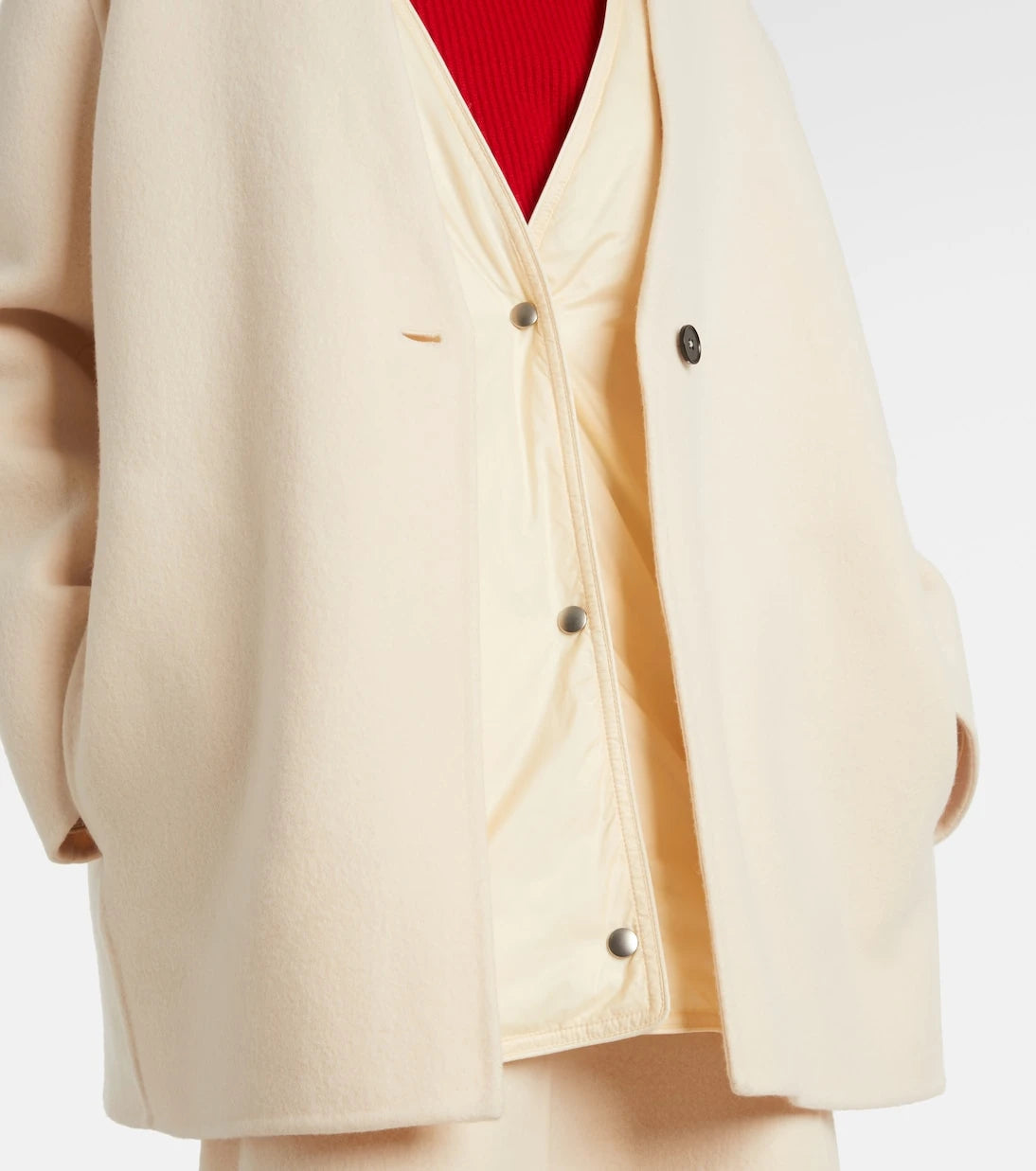 Moncler Genius - + Jil Sander virgin wool down coat