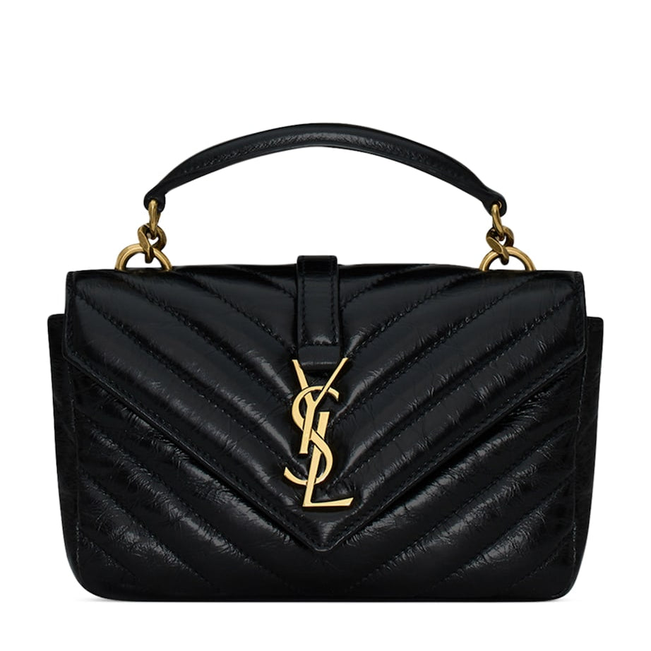 Saint Laurent Black Mini College Shoulder Bag