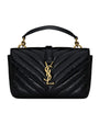 Saint Laurent Black Mini College Shoulder Bag