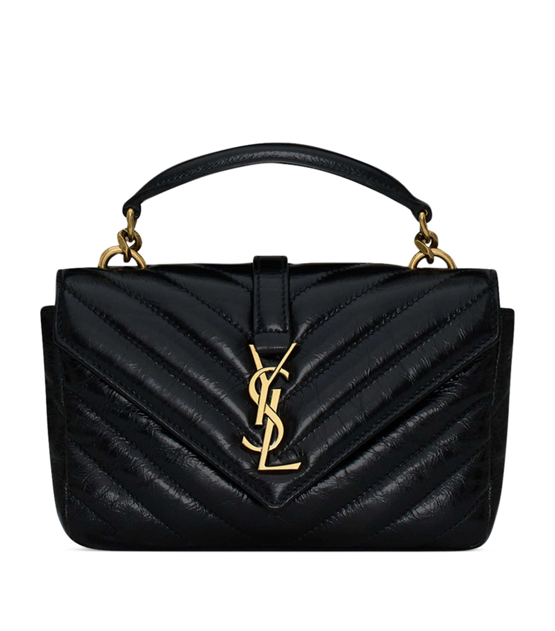 Saint Laurent Black Mini College Shoulder Bag