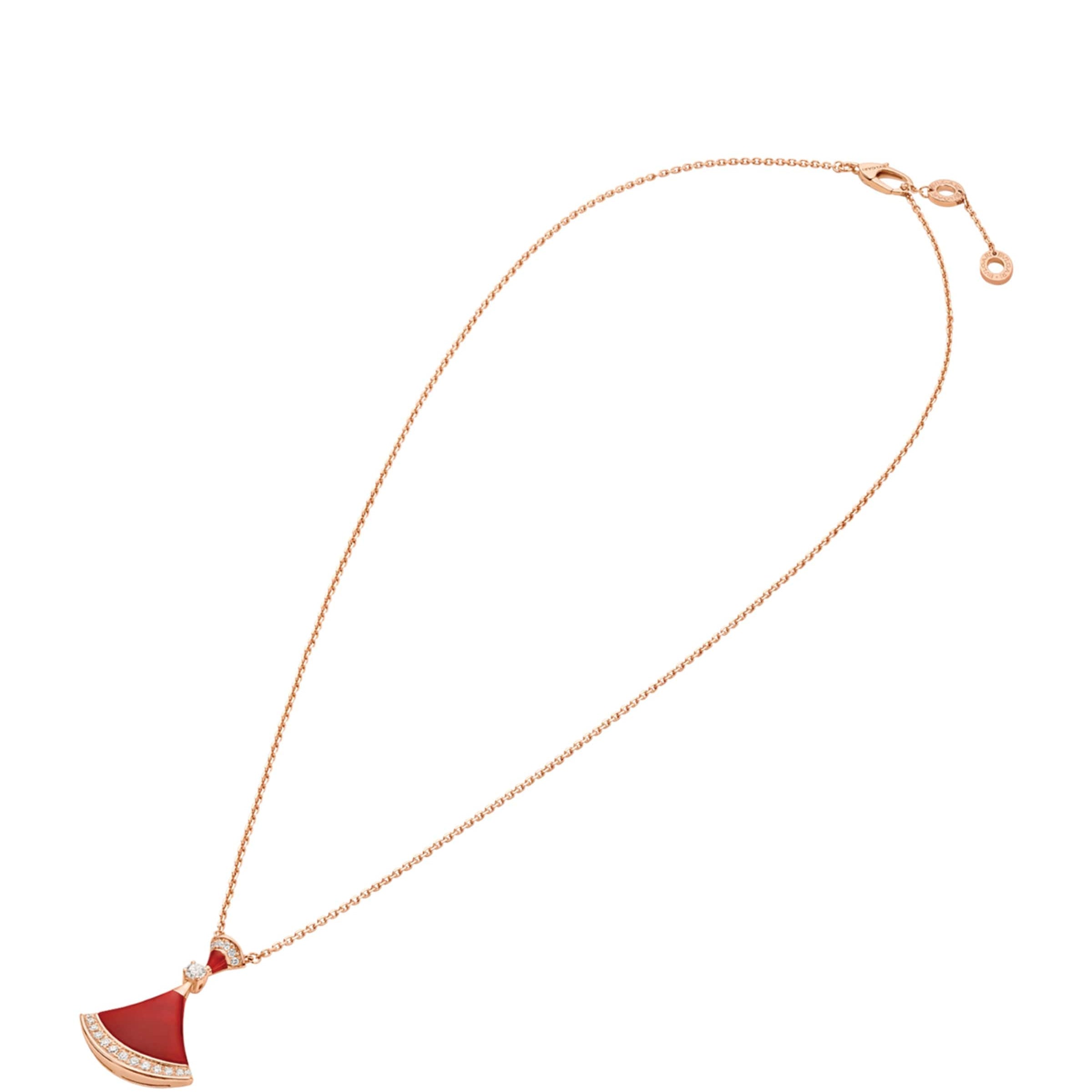 Bvlgari Rose Gold, Carnelian and Diamond Divas' Dream Necklace