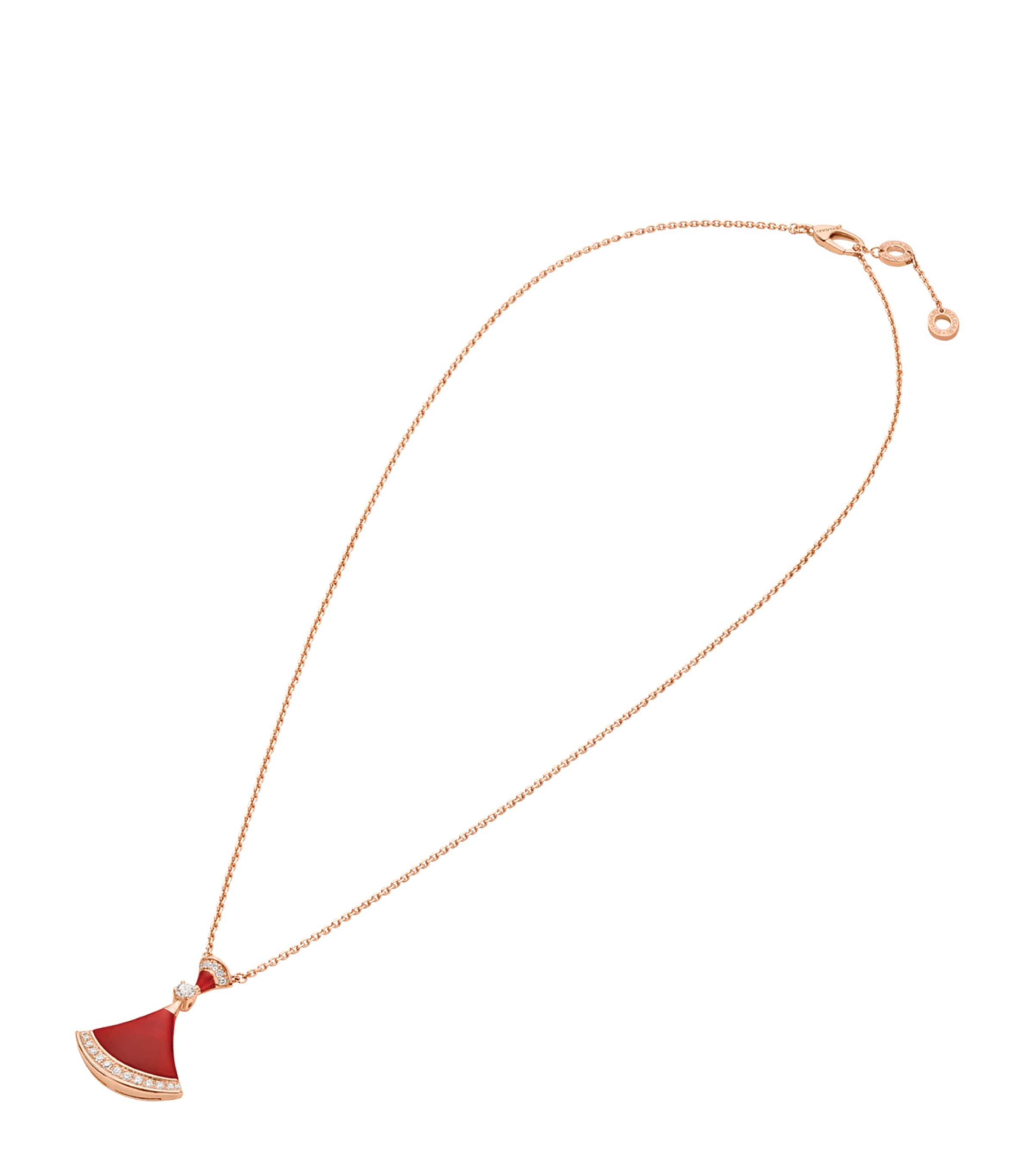 Bvlgari Rose Gold, Carnelian and Diamond Divas' Dream Necklace