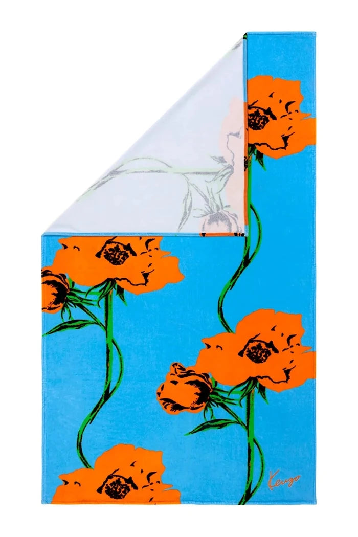 Kenzo KPOP Turquoise Pamuklu Plaj Havlusu 100 x 170 cm