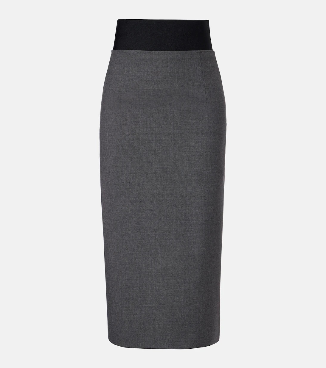 Sportmax - تنورة قلم رصاص من صوف الفيرجين