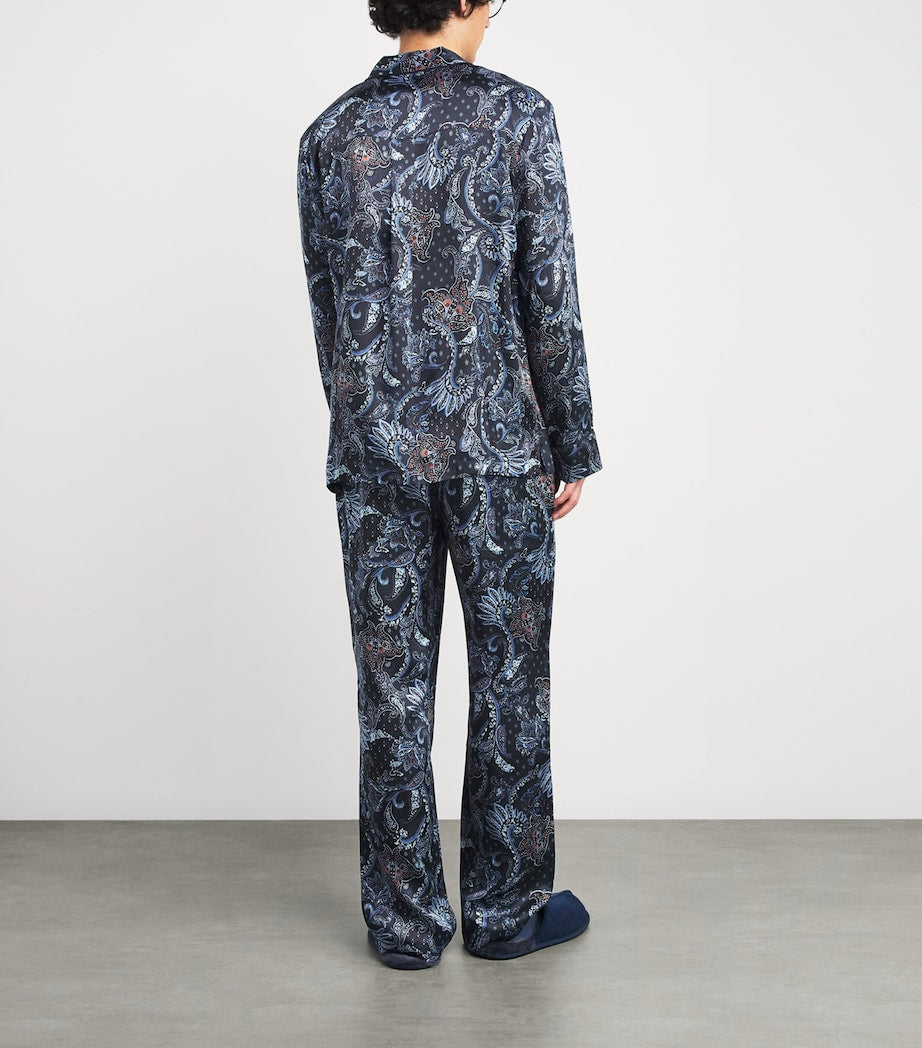 Silk Paisley Pyjama Set