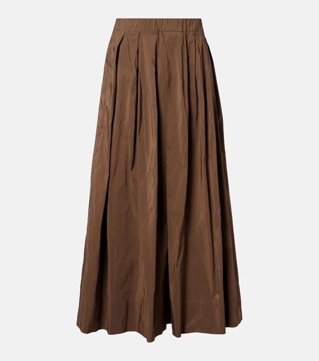 'S Max Mara - تنورة ألويه ماكسي من مزيج القطن