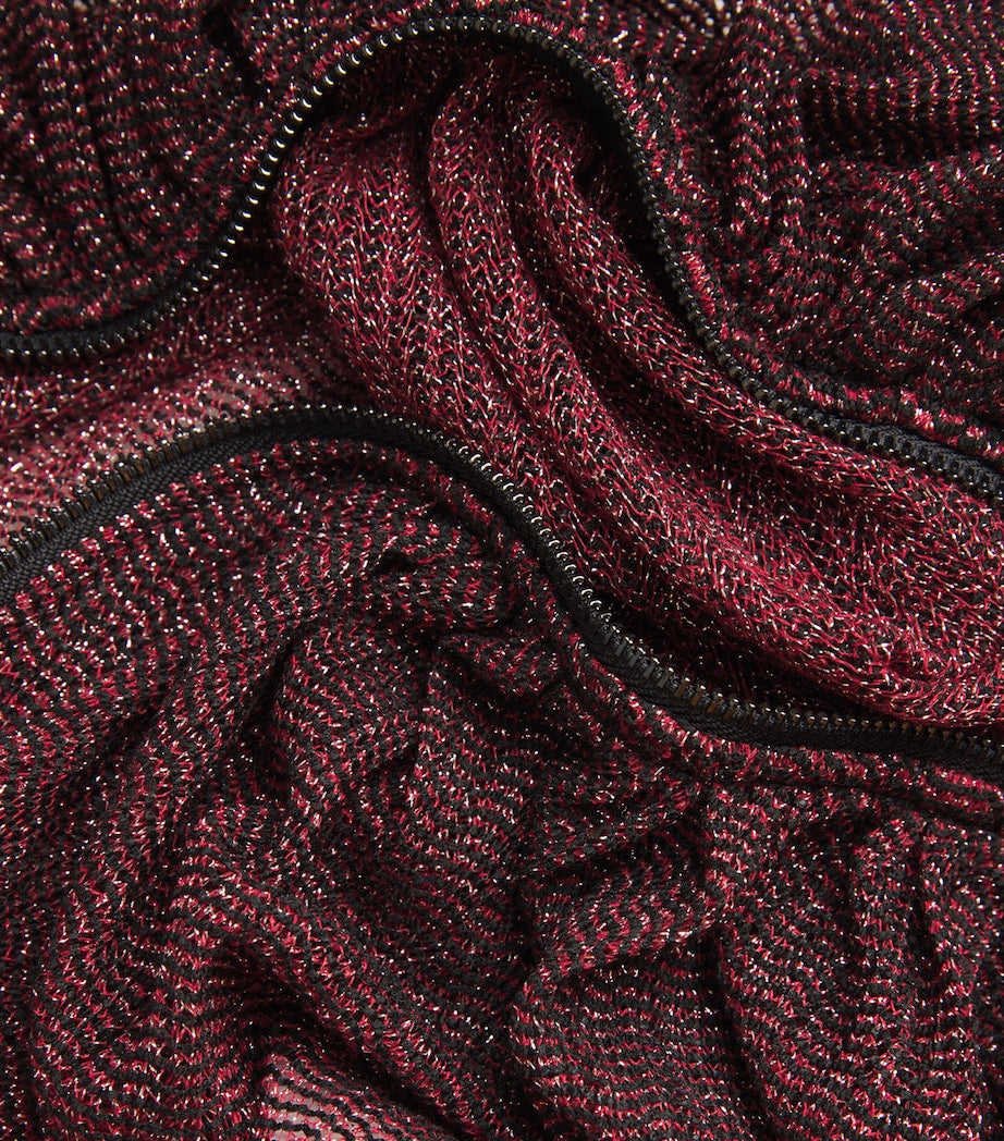 Metallic Annika Cape BLOOD WEB