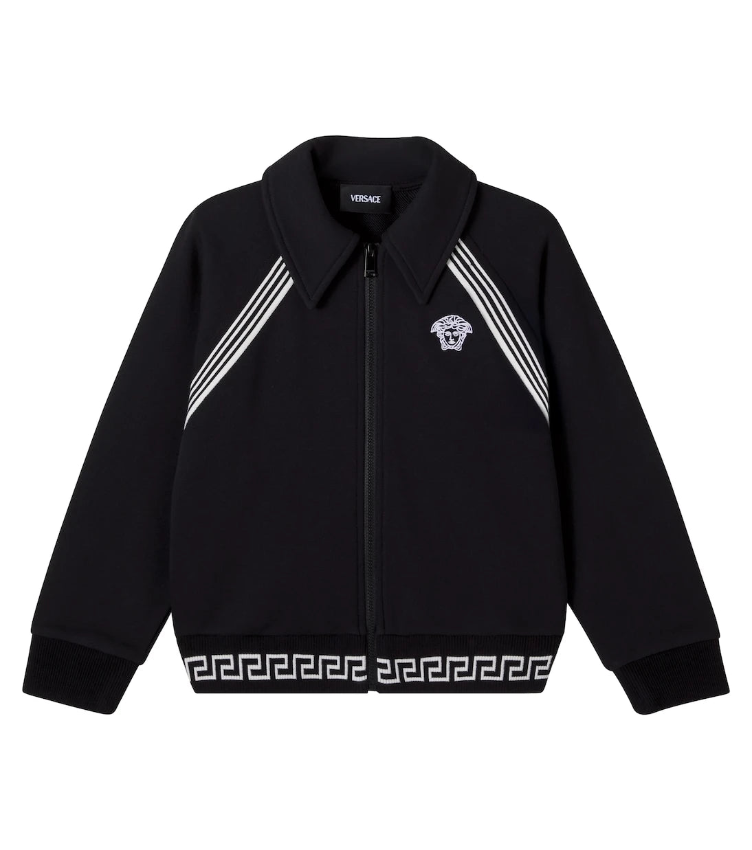 Versace Kids - Cotton jersey zip-up sweatshirt