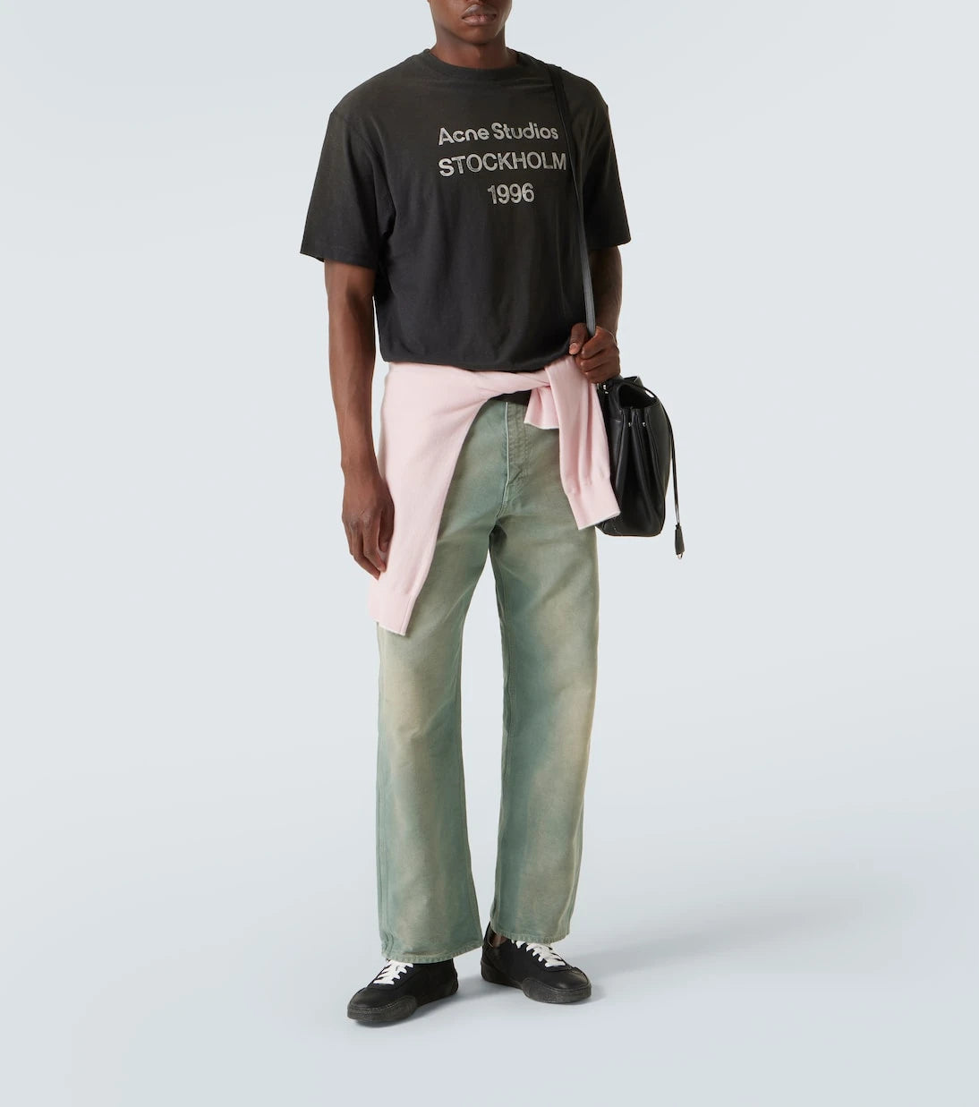 Acne Studios - Logo-print cotton-blend T-shirt