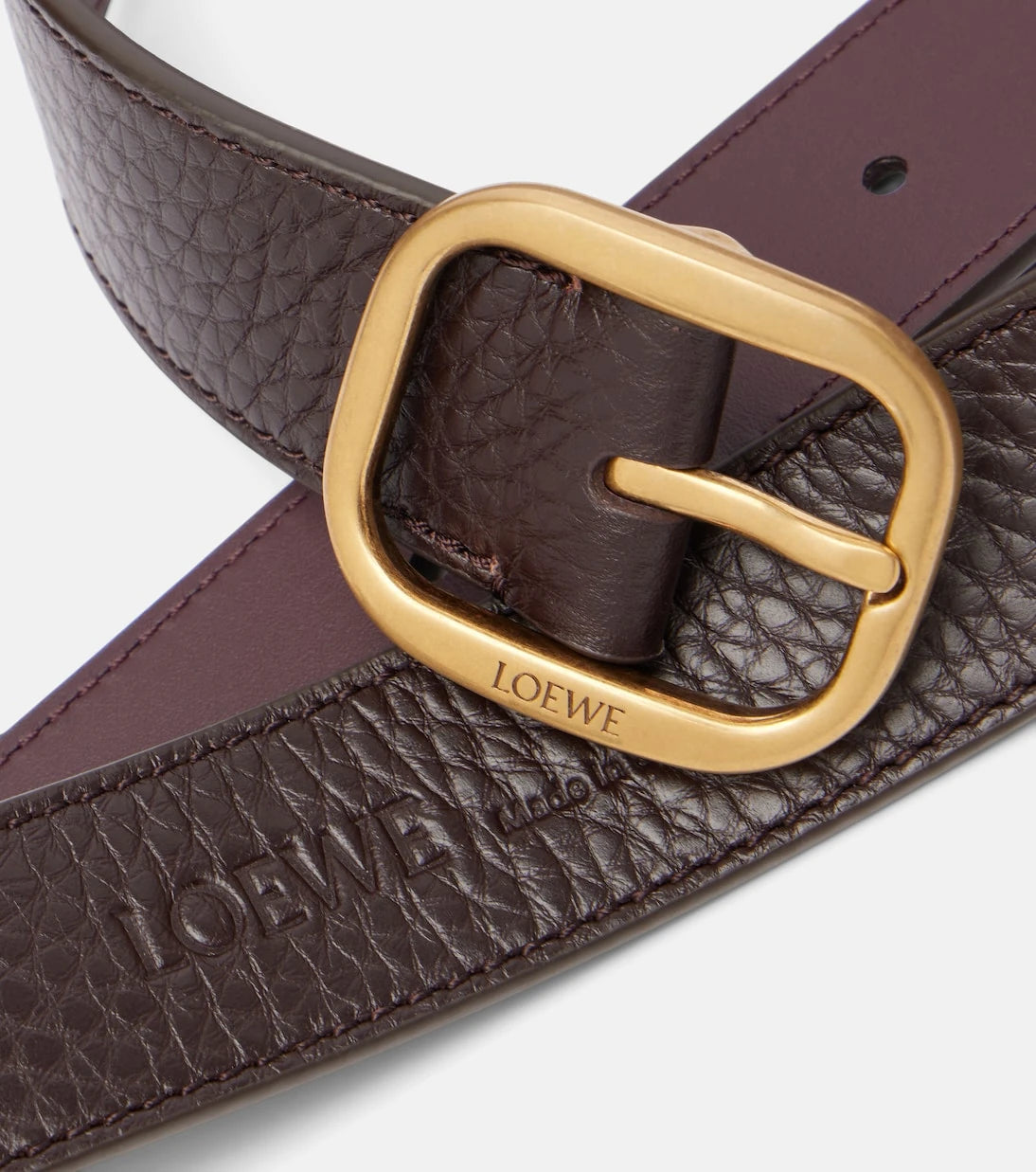 Loewe - Rounded leather belt