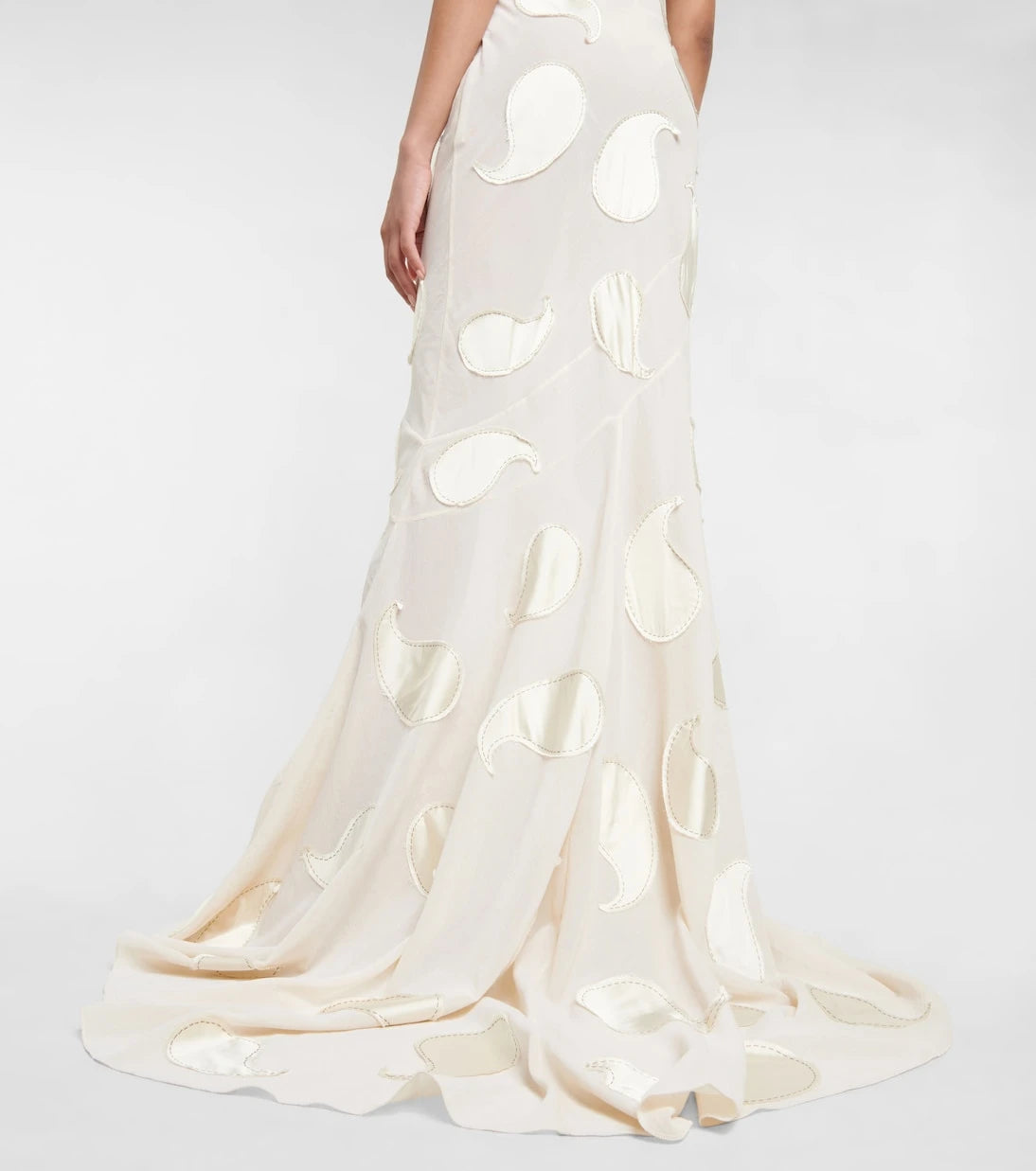 Jacquemus - La Robe Draggiu appliquéd cotton gown