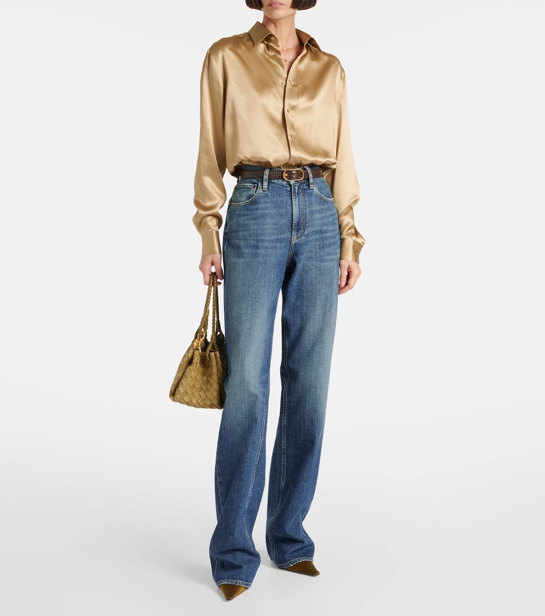 Ralph Lauren Collection - بنطلون جينز نوفاه بقصة مستقيمة