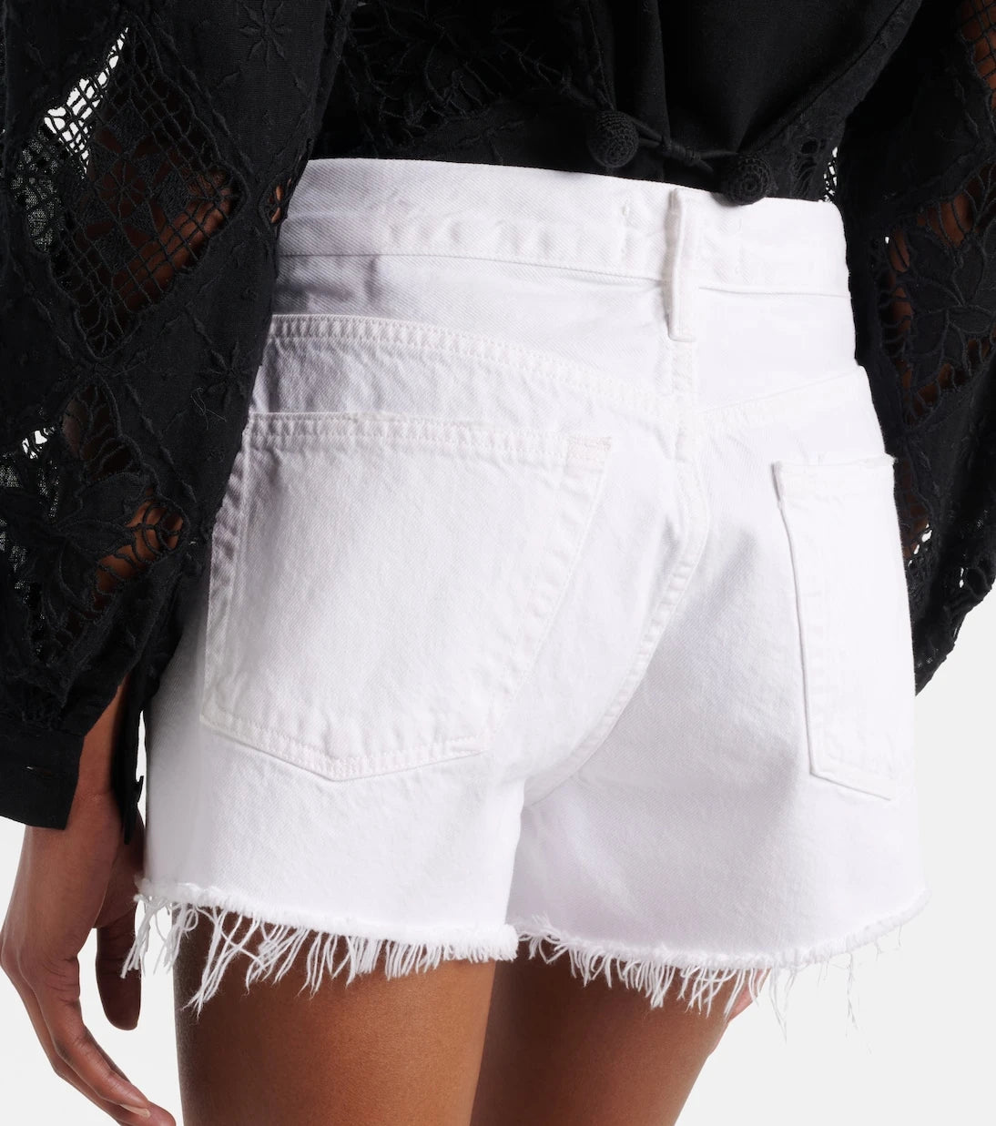 Agolde - Parker denim shorts
