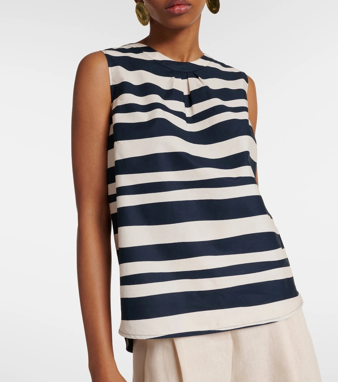 'S Max Mara - Haway striped cotton top