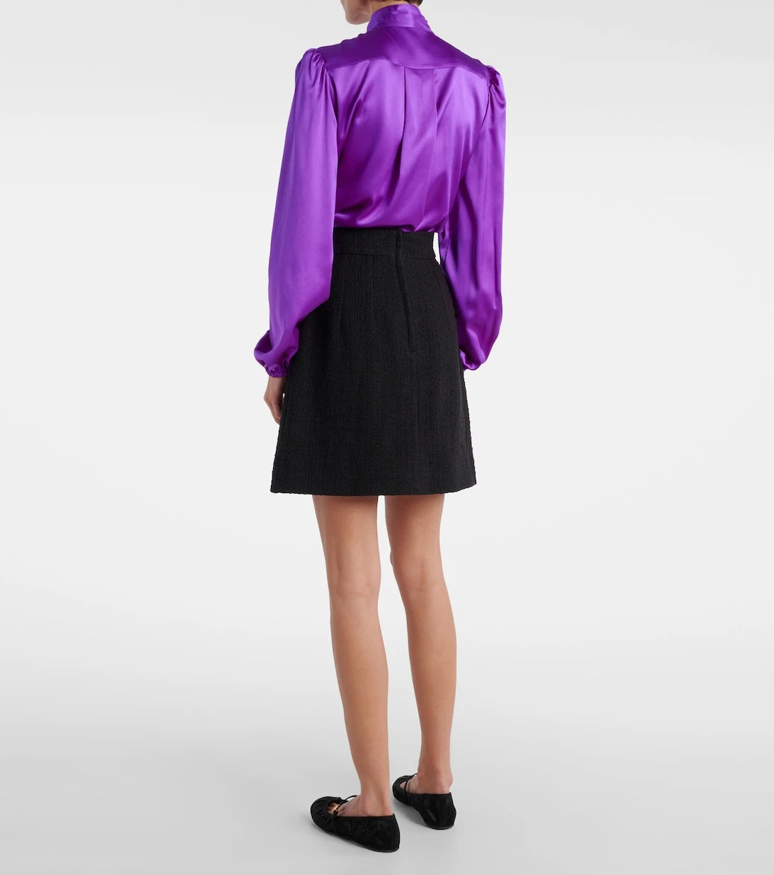 Dolce&Gabbana - Cotton-blend miniskirt
