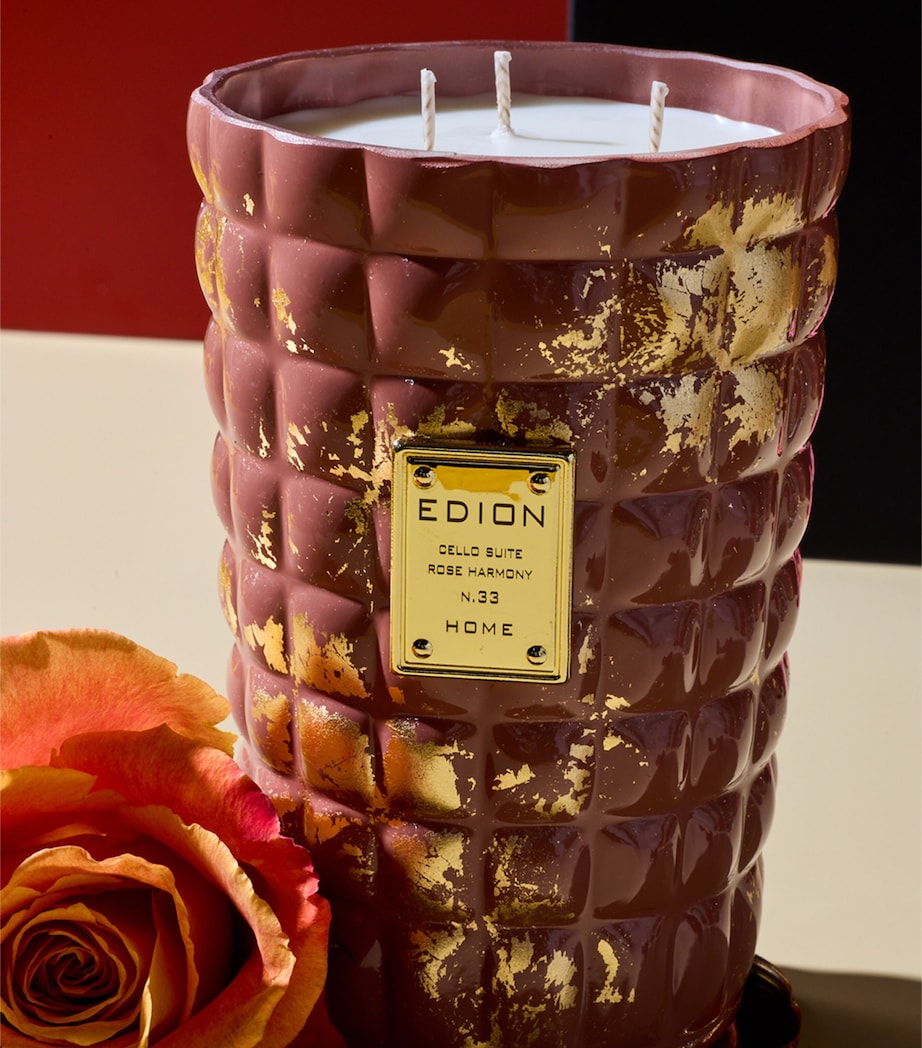 EDION No.33 Cello Suite Rose Harmony Candle (500g)