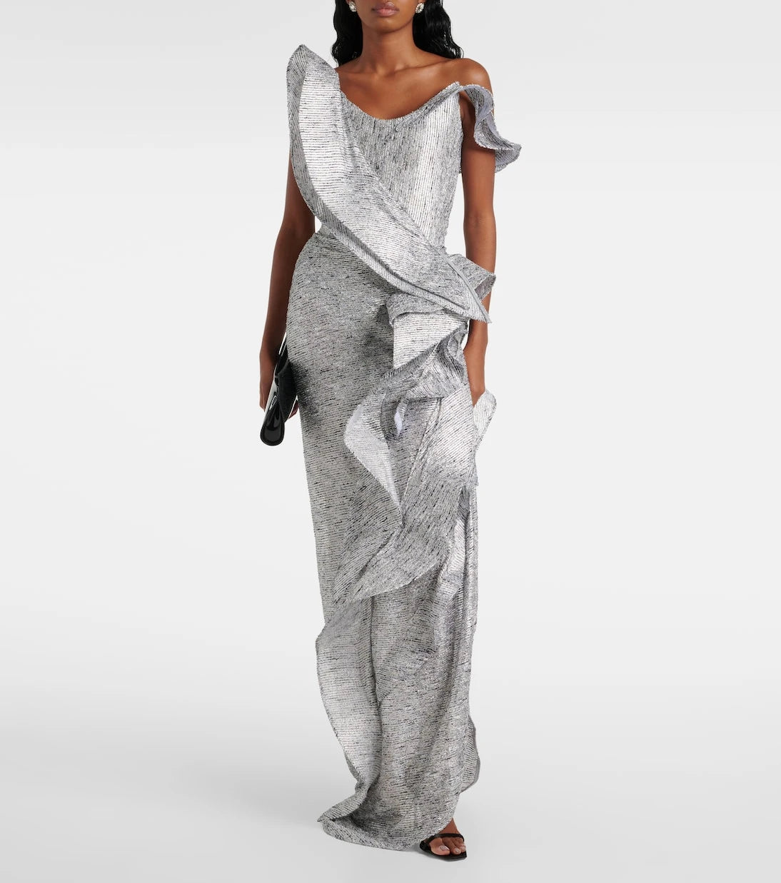 Maticevski - Satellite Wave ruffled gown