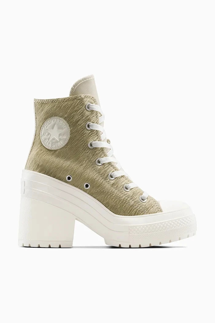 Високи кецове Converse Chuck 70 De Luxe Heel Pony Hair