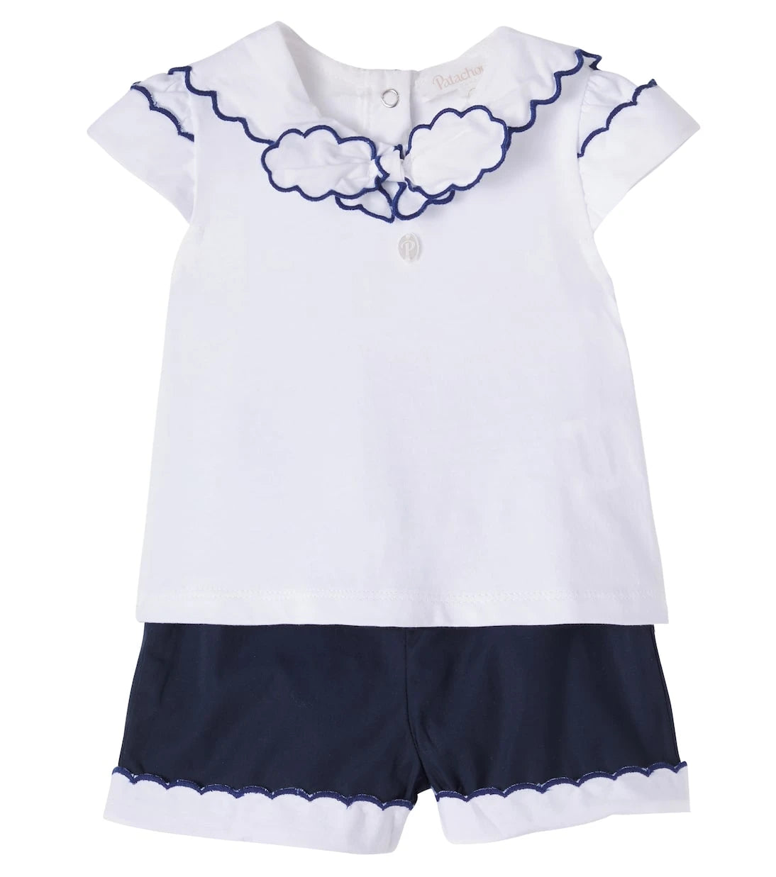 Patachou - Baby cotton-blend top and shorts set