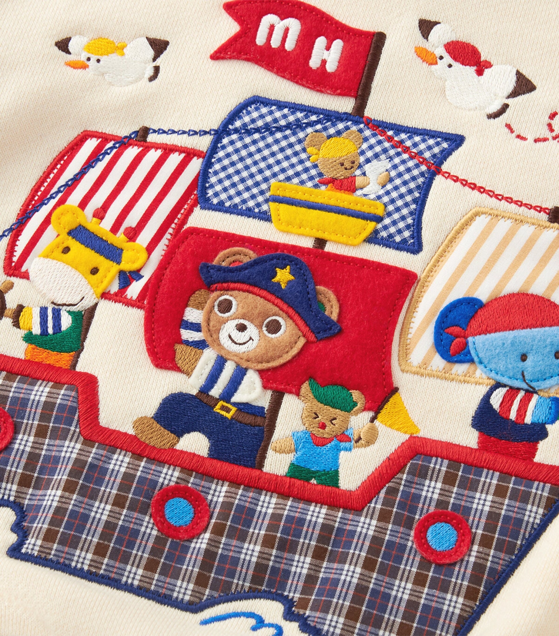 Cotton Pucci Pirate Ship Sweatshirt (2-7 Years)