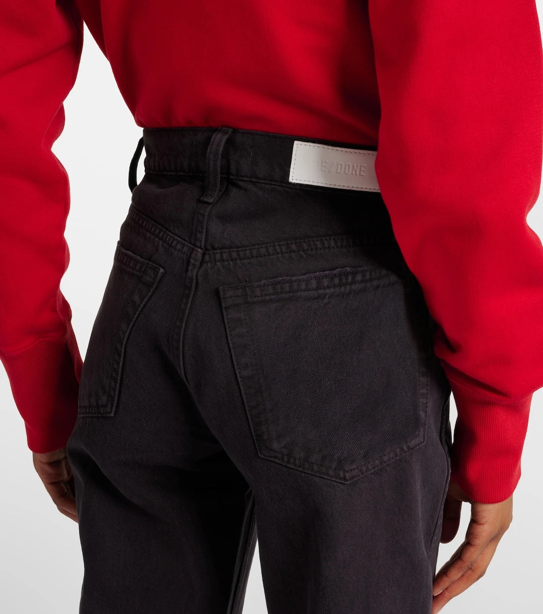 Re/Done - 90s distressed high-rise flared jeans