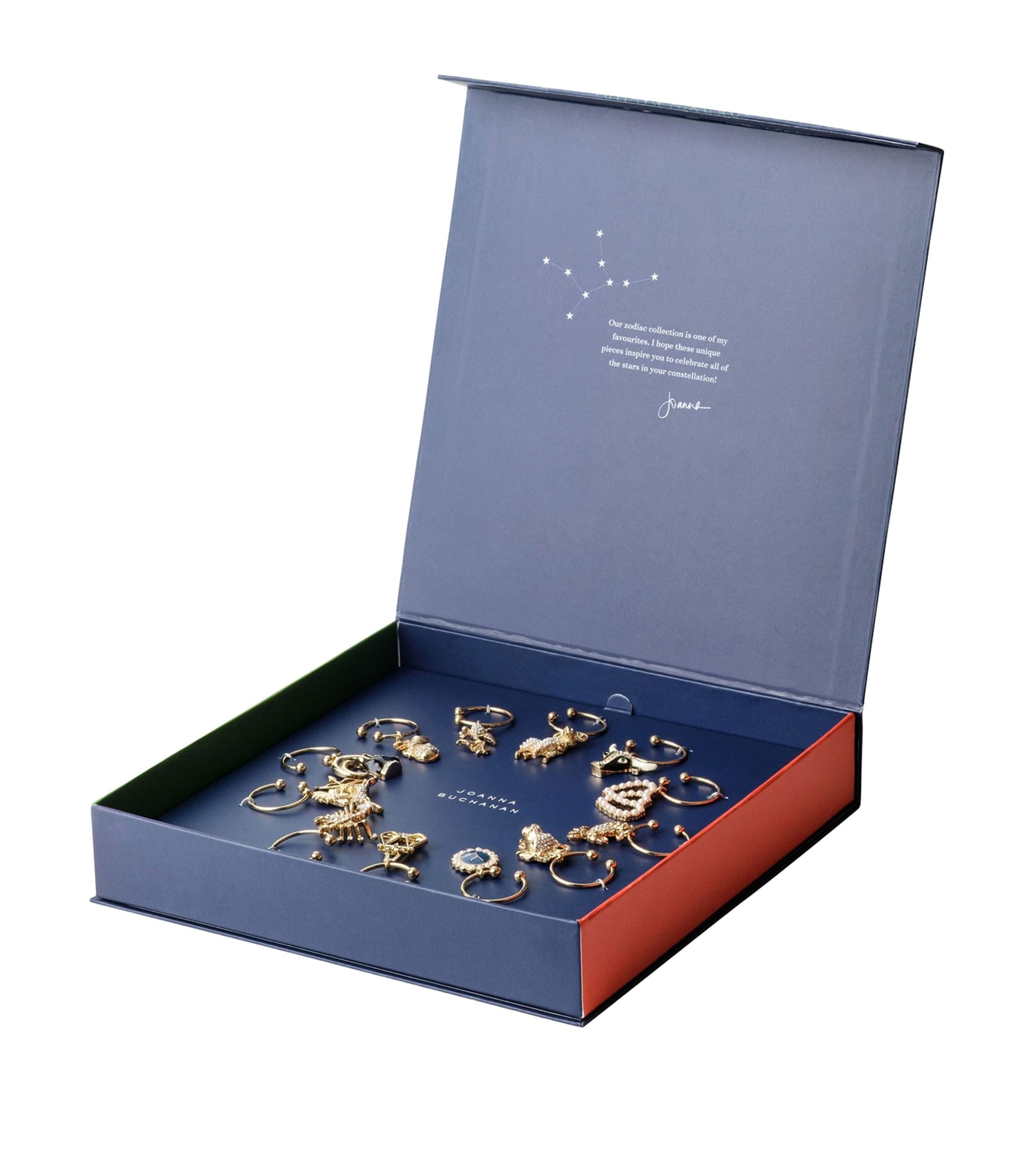 Joanna Buchanan Set of 12 Zodiac Wine Charms