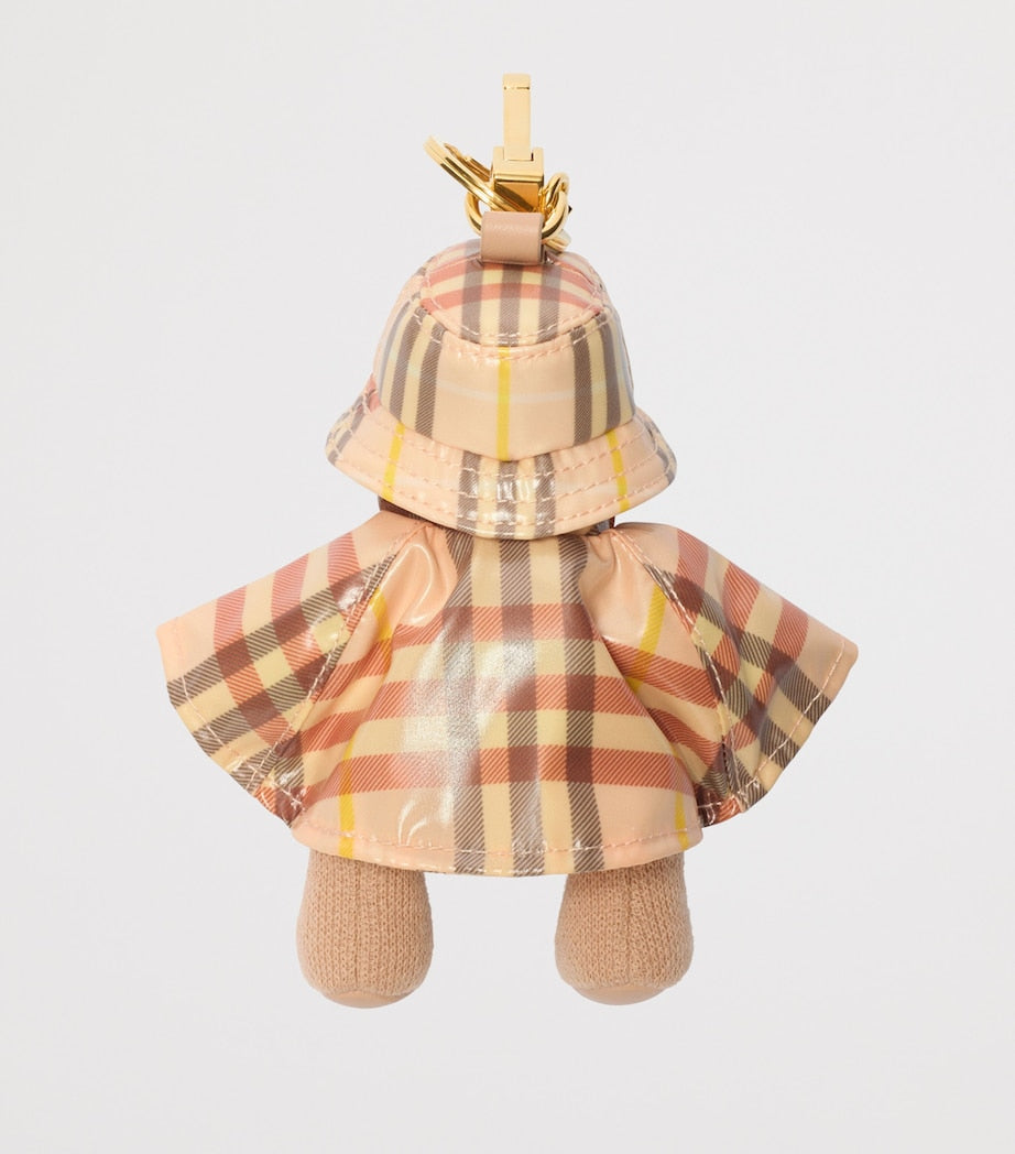 Beige Wool-Cashmere Thomas Bear Keychain