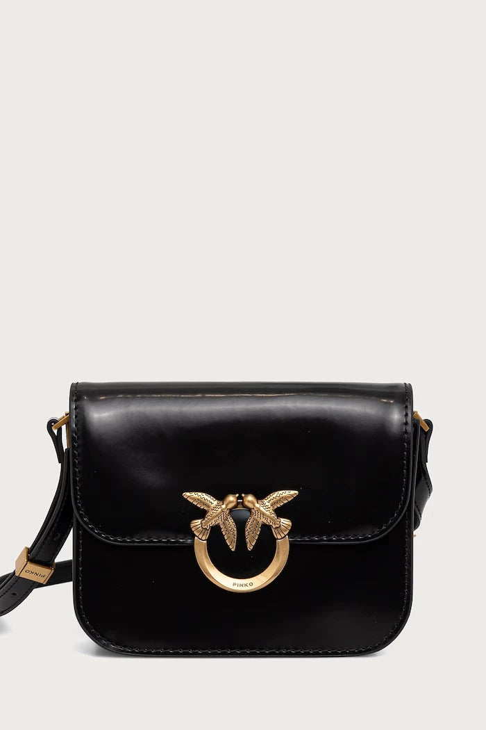 Pinko kadın deri crossbody çanta