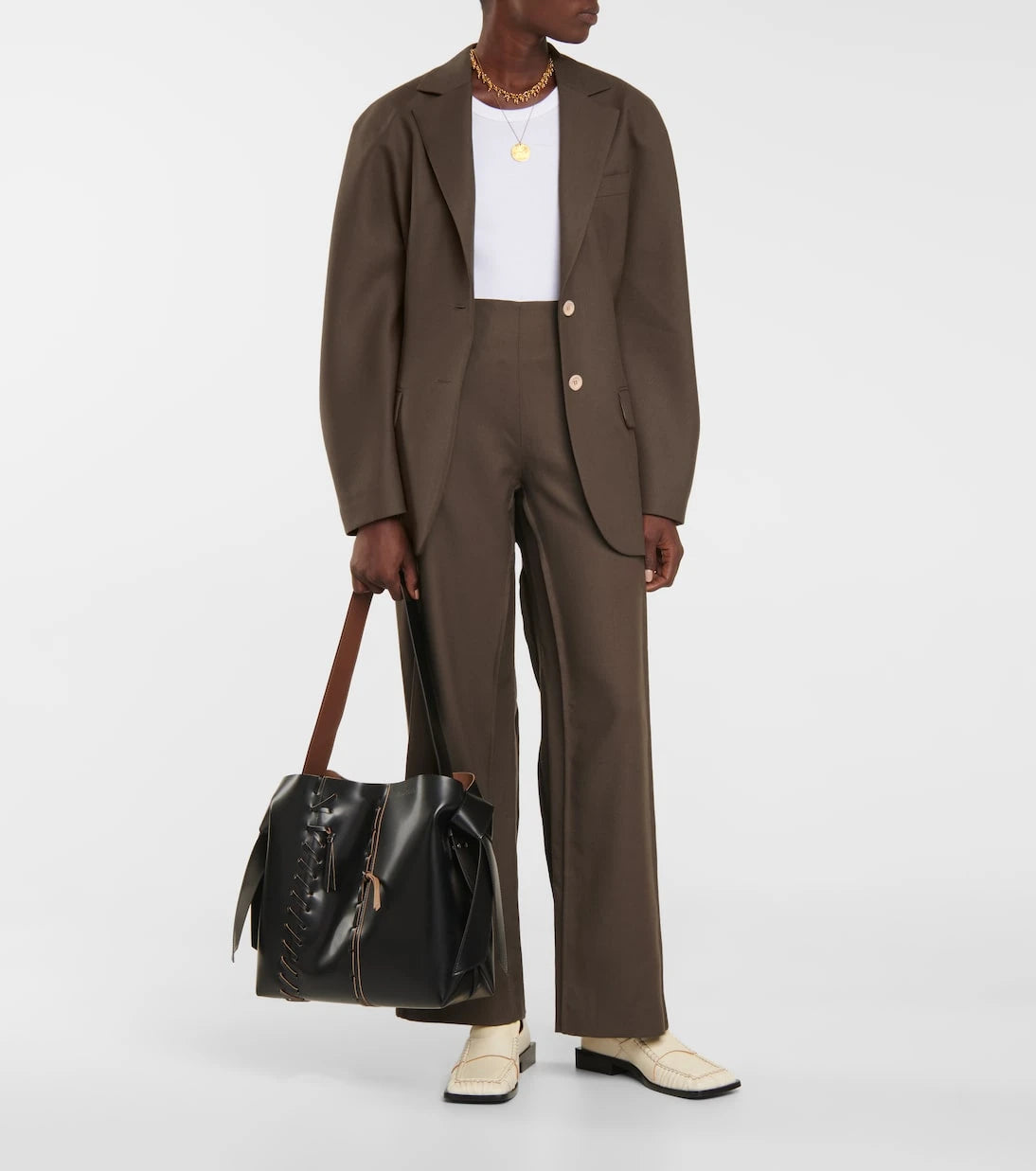 Acne Studios - Wool twill wide-leg pants