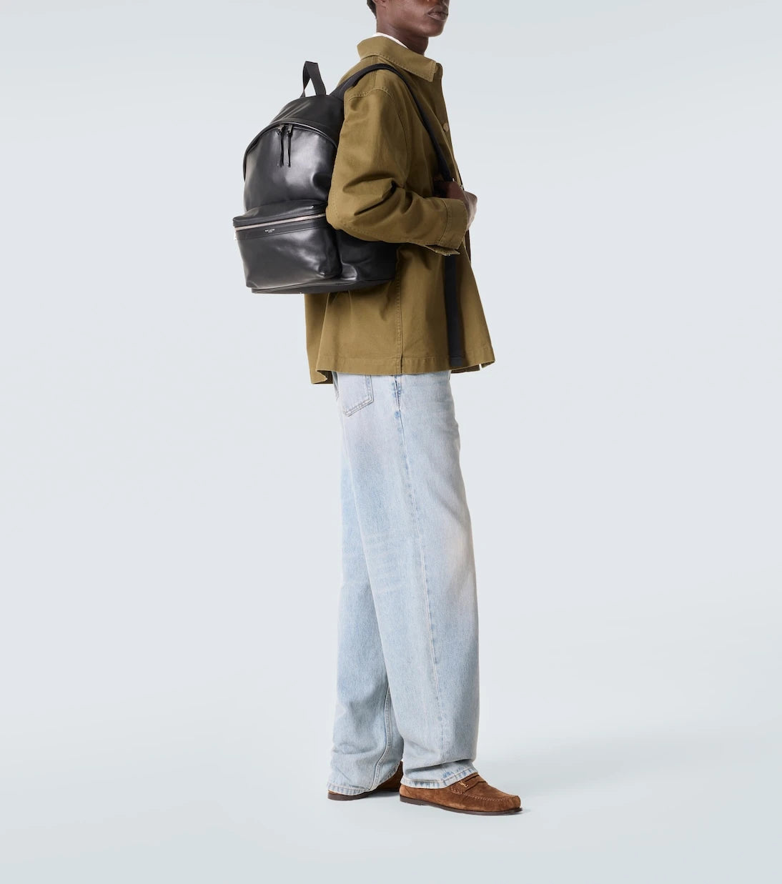 Saint Laurent - City leather backpack
