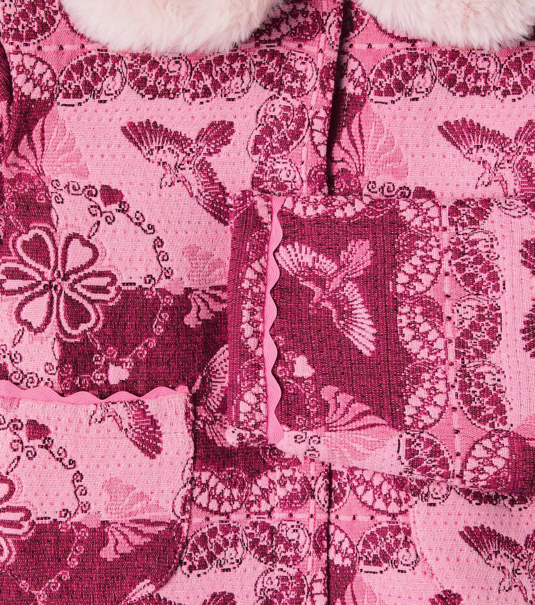 Bebe Organic - Nina needlepoint cotton-blend jacket