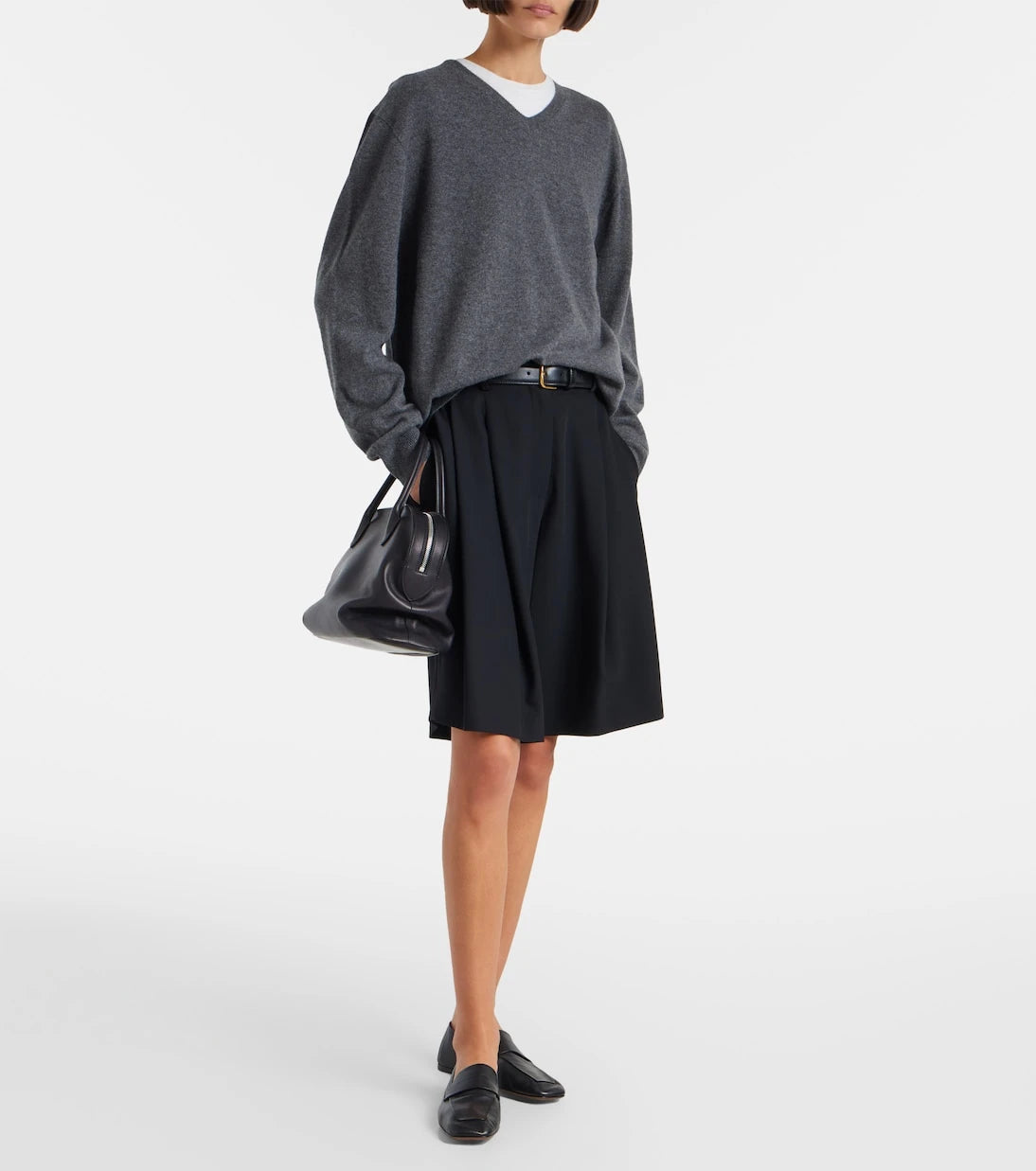 The Row - Agnes leather tote bag