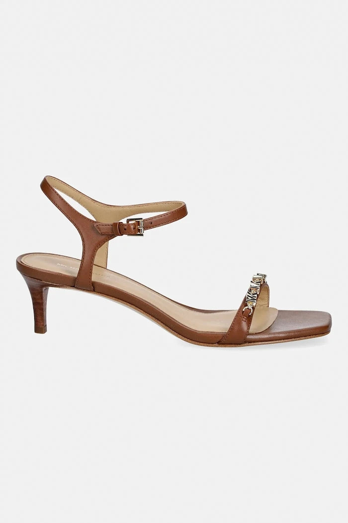 Кожени сандали MICHAEL Michael Kors Dina Kitten Sandal
