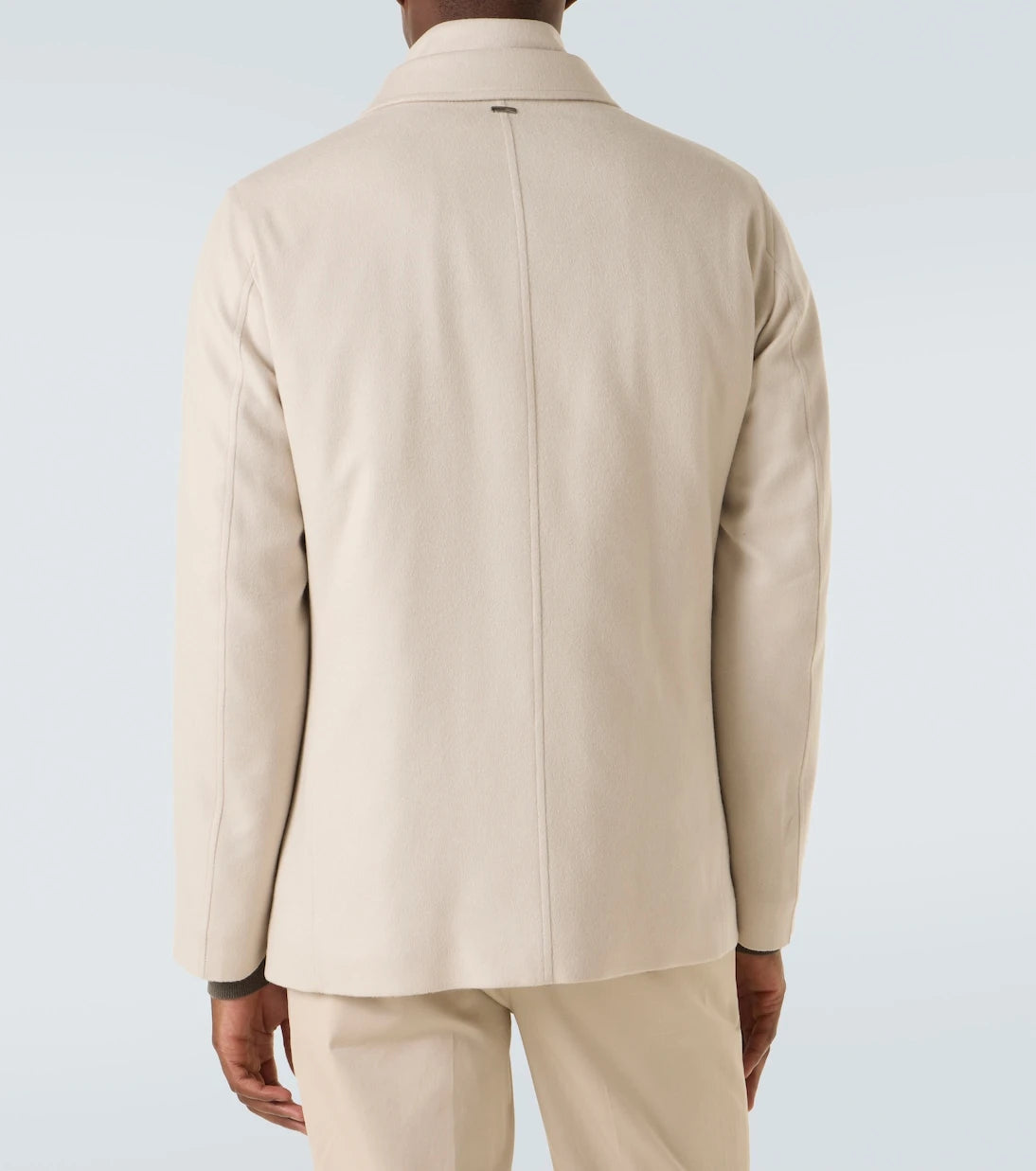 Herno - Layered silk and cashmere blazer