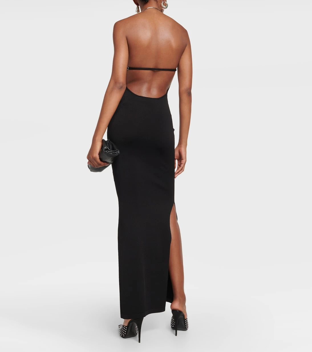 Aya Muse - Clava halterneck maxi dress