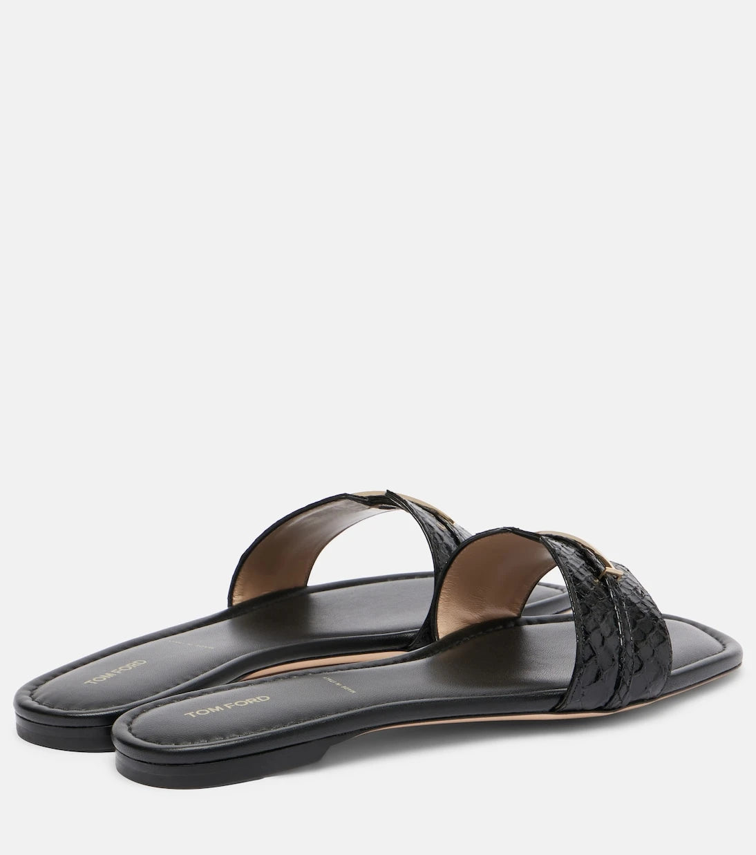 Tom Ford - Julianne croc-effect leather slides