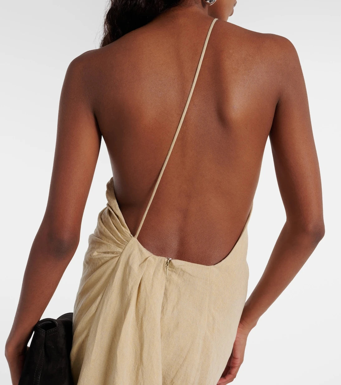 Tove - Riya draped linen maxi dress