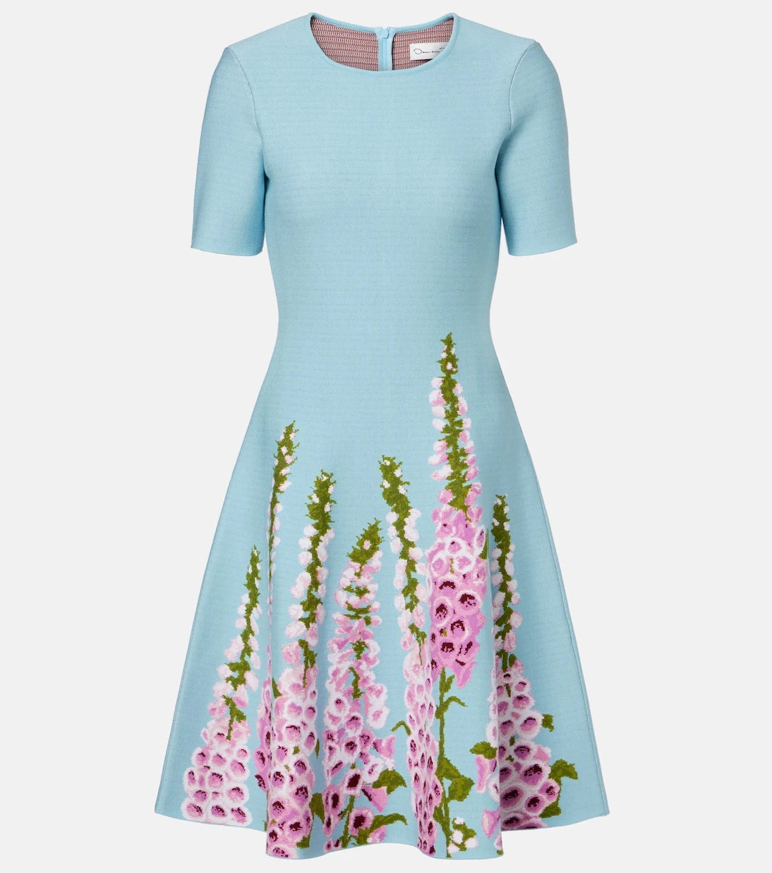 Oscar de la Renta - Floral jacquard minidress