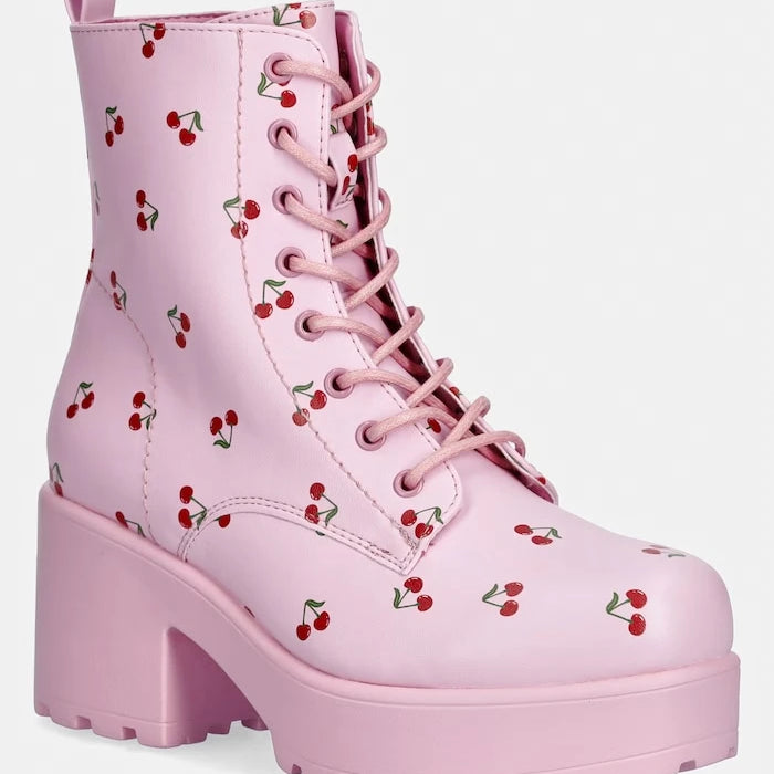 Кубинки Koi Footwear Cherry Passion Platform Boots
