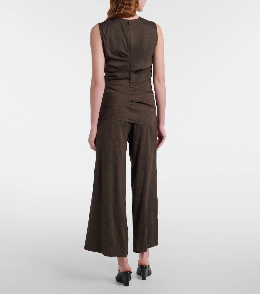 Proenza Schouler - Calla linen-blend wide-leg pants