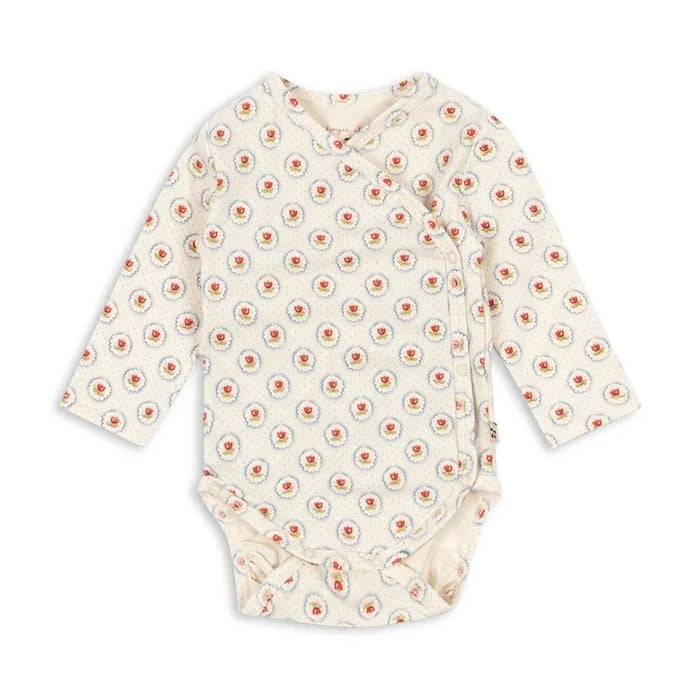 Бебешко боди Konges Sløjd BASIC LS NEWBORN BODY GOTS