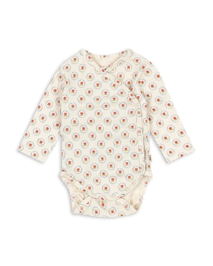 Konges Sløjd BASIC LS NEWBORN BODY GOTS Bebek Bodi
