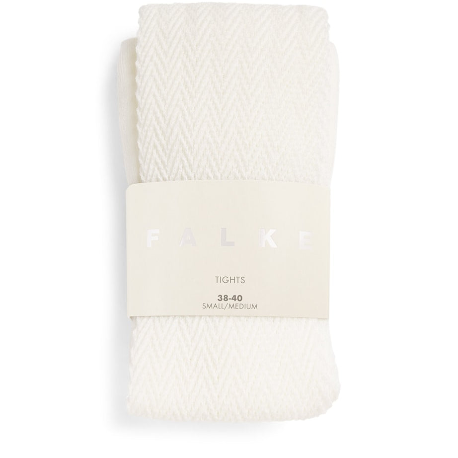 Falke White Wool-Blend Fable Estate Tights