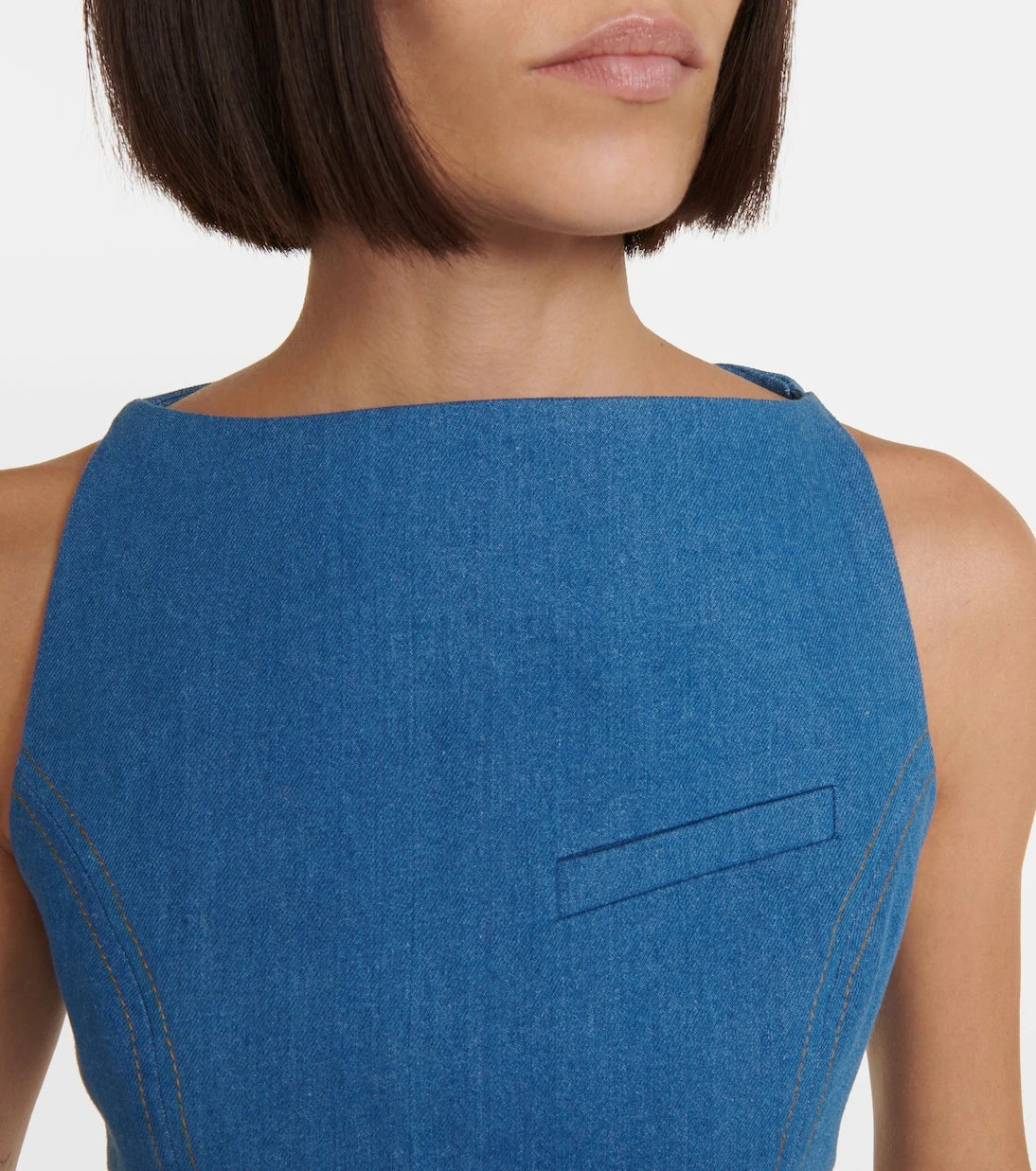Aya Muse - Colia denim top